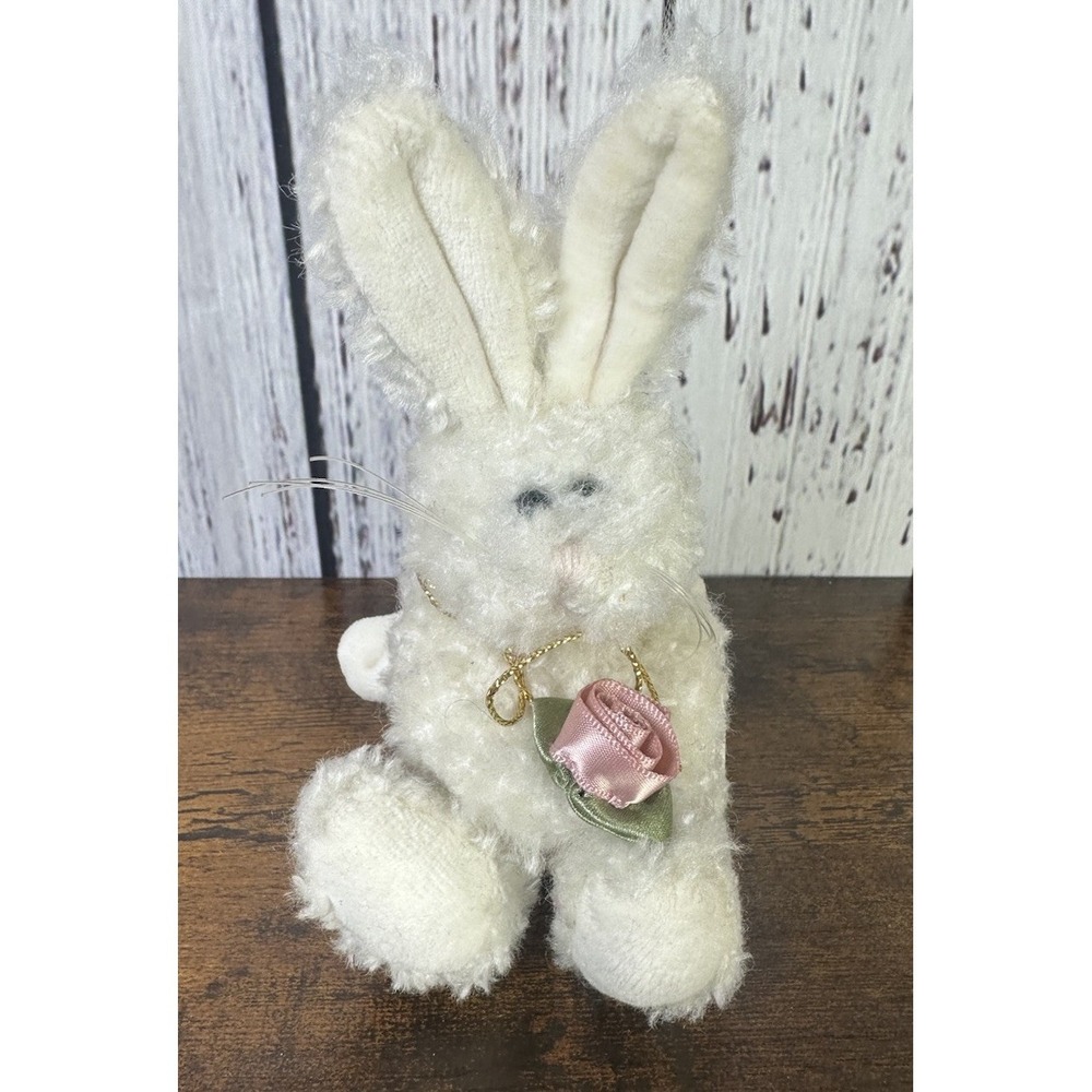 Boyd's Bear White Angel Rabbit Bunny Hare Stuffed Animal Plush Doll Vintage‎ 90